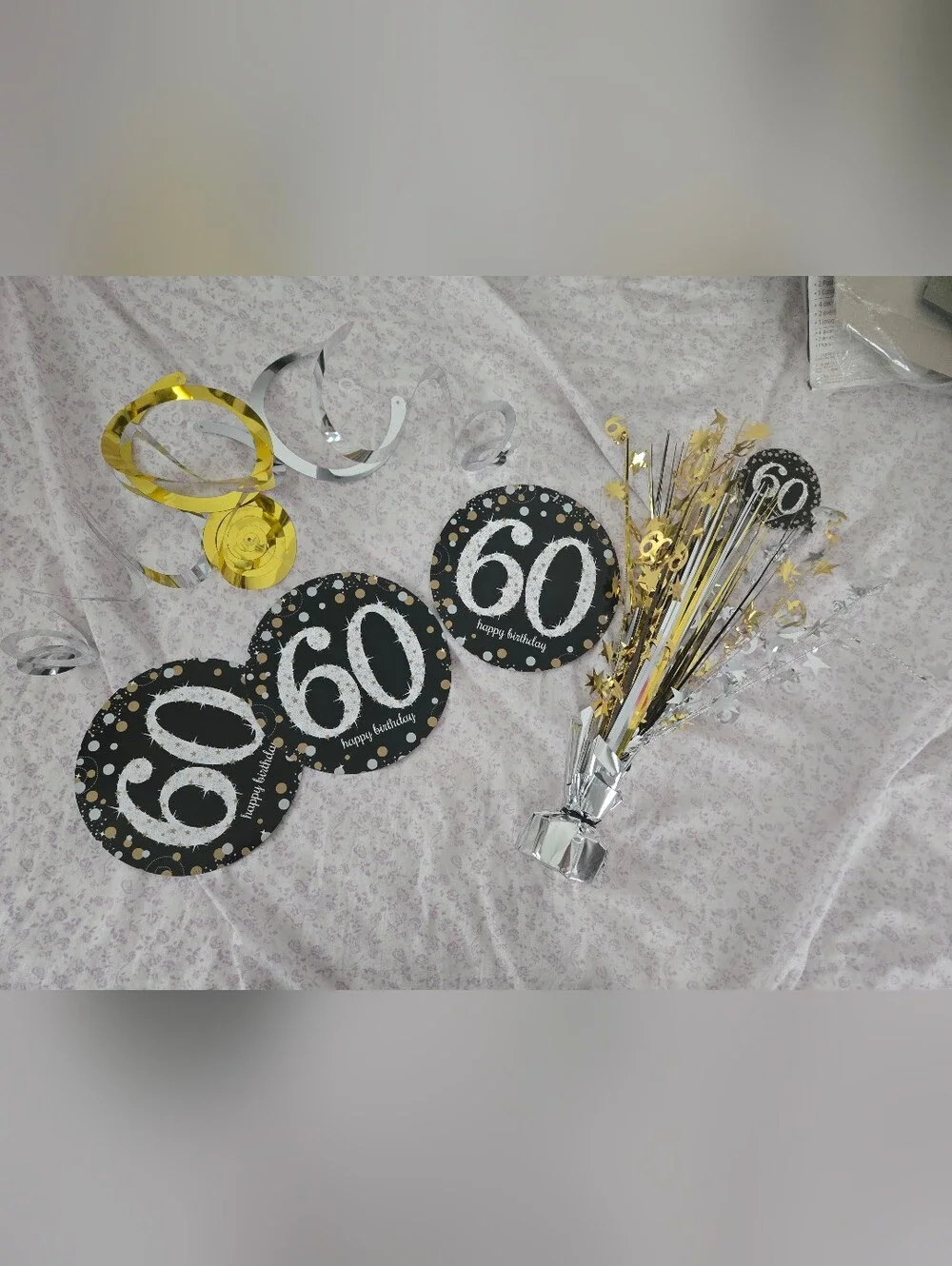 FREE WITH ANY 60th Decor